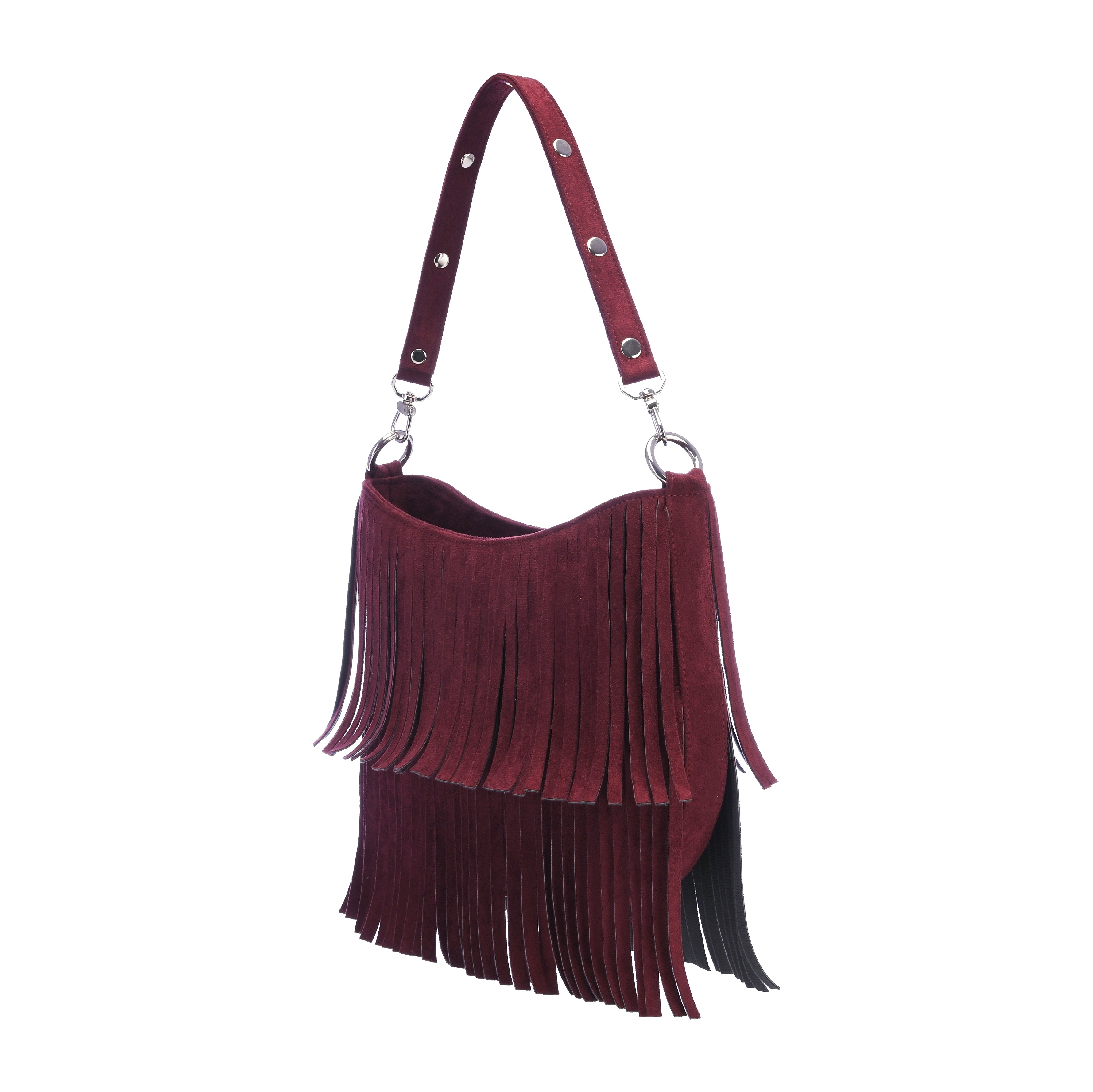 Boho Fringe - Burgundy