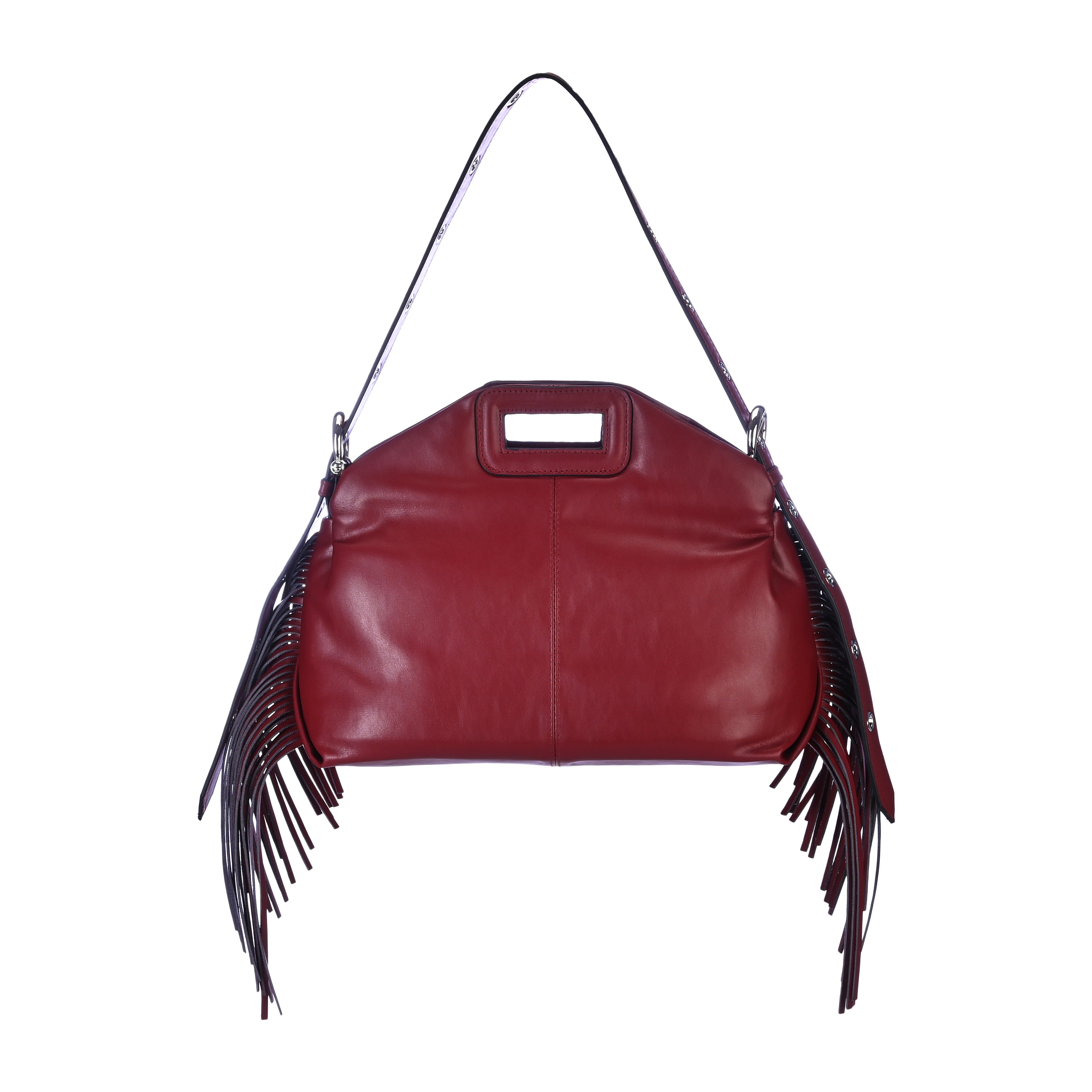 Miss Fringe-Burgundy